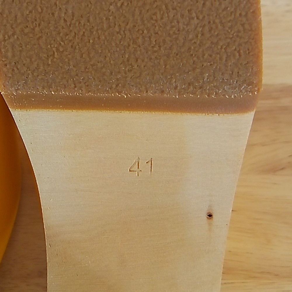 Swedish Hasbeens Yellow Sandals - Picture 6 of 8